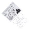 thumbnail image 3 of Sellos transparentes para bricolaje, sellos transparentes, juego de sellos transparentes con impresión transparente, sellos de goma transparentes, durabilidad probada en el tiempo, 3 of 12