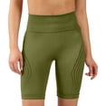 thumbnail image 5 of WULMLEO 3D Anti Cellulite Short Leggings, Women's High Waisted Compression Push-Up Sculpting Yoga, Slimming Leggings Army Green M, 5 of 5