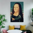 thumbnail image 6 of Fernando Botero Mona Lisa Paintings Wall Art Poster Gifts Canvas Painting Poster Wall Art Decorative Picture Prints Modern Decor 16x24inch(40x60cm), 6 of 6