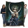 thumbnail image 2 of Pure Country Weavers The Moon Large Tapestry Throw Woven from Cotton - Made in The USA (72x54), 2 of 8