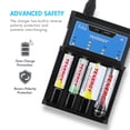 thumbnail image 4 of Tenergy T4s Intelligent 4-Bay Universal Charger (for Li-ion, LiFePO4, NiMH and NiCd Rechargeable Batteries), 4 of 7