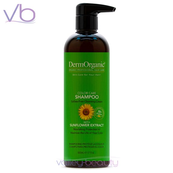 DermOrganic Color Care Shampoo For Colored Hair with Pump, 500ml