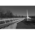 thumbnail image 2 of Highsmith, Carol 14x11 White Modern Wood Framed Museum Art Print Titled - The Sundial Bridge at Turtle Bay Redding California, 2 of 4