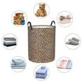 thumbnail image 6 of Goofa Leopard Print-2 Printed Circular Hamper,Laundry Basket with Handles,Storage Baskets Foldable,Large Capacity Laundry Hamper-Small, 6 of 8