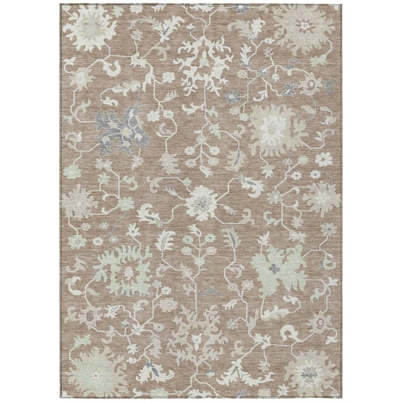 Dalyn Rugs Machine Washable Indoor/Outdoor Chantille Taupe 2'6" x 3'10" Rug