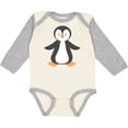 thumbnail image 3 of Inktastic Penguin Boys or Girls Long Sleeve Baby Bodysuit, 3 of 5