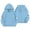 Light Blue-c, variant on Girls Boys Halloween Hoodies Long Sleeve Loose Tops with Pocket Fall Outfits