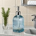 thumbnail image 5 of JoyMoreHome Vertical Striped Soap Dispenser with Pump, Refillable Lotion Soap Dispenser for Hand Soap, Dish Soap, Shampoo, 5 of 6