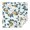 Yellow Lemon Fruits-1, variant on Yellow Lemon Fruit Flowers White Pattern Square Tablecloth,Waterproof Square Table Cover,Wipeable Spillproof Washable Table Cover for Home Kitchen Party Decor 42"X42"(107x107cm)