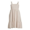 thumbnail image 5 of CHUANK Robe Midi à Nouer dans le Dos pour Femmes Time & Tru, 5 of 5
