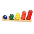 thumbnail image 1 of Número de Montessori que cuenta los bloques de madera fijados juguete de aprendizaje matemático para Sunnimix Cuentas de cuentas matemáticas para niños, 1 of 6