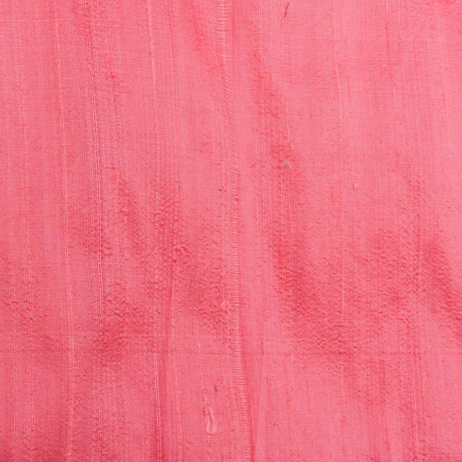 Fabric Mart Direct Coral Pink Silk Dupioni Fabric By The Yard, 41 inches or 104 cm width, 10 Continuous Yards Pink Silk Fabric, Slubbed Silk Dupioni, Bridal Dress Wholesale Silk Dupioni Fabric