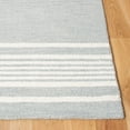 thumbnail image 3 of SAFAVIEH Metro Gale Striped Area Rug, Grey/Ivory, 6' x 6' Square, 3 of 8