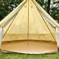 thumbnail image 6 of Latourreg Outdoor Safari Waterproof Oxford Bell Tent 13.1ft(4Meter) Bell Tent Glamping Yurt Tent with Detachable Groundsheet, 6 of 6