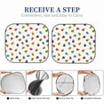 thumbnail image 5 of KLL Cute Ladybugs Windshield Sun Shade 2-Piece Foldable Car Front Window Sunshade for Most Sedans SUV Truck- Medium, 5 of 5