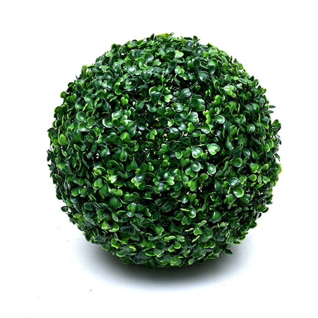 2pack/lot Lifelike 18CM Artificial Topiarys Balls For Home Garden Balcony Decoration Office 2x Realistic Simulation Boxwood Balls For Outdoor Artificial Plants Lover Artificial Outdoor Plants 2piece