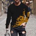 thumbnail image 1 of Blusas y camisas de manga larga y cuello redondo para hombre, camisetas informales con estampado de cuello redondo, blusas de manga corta para hombre, 1 of 5