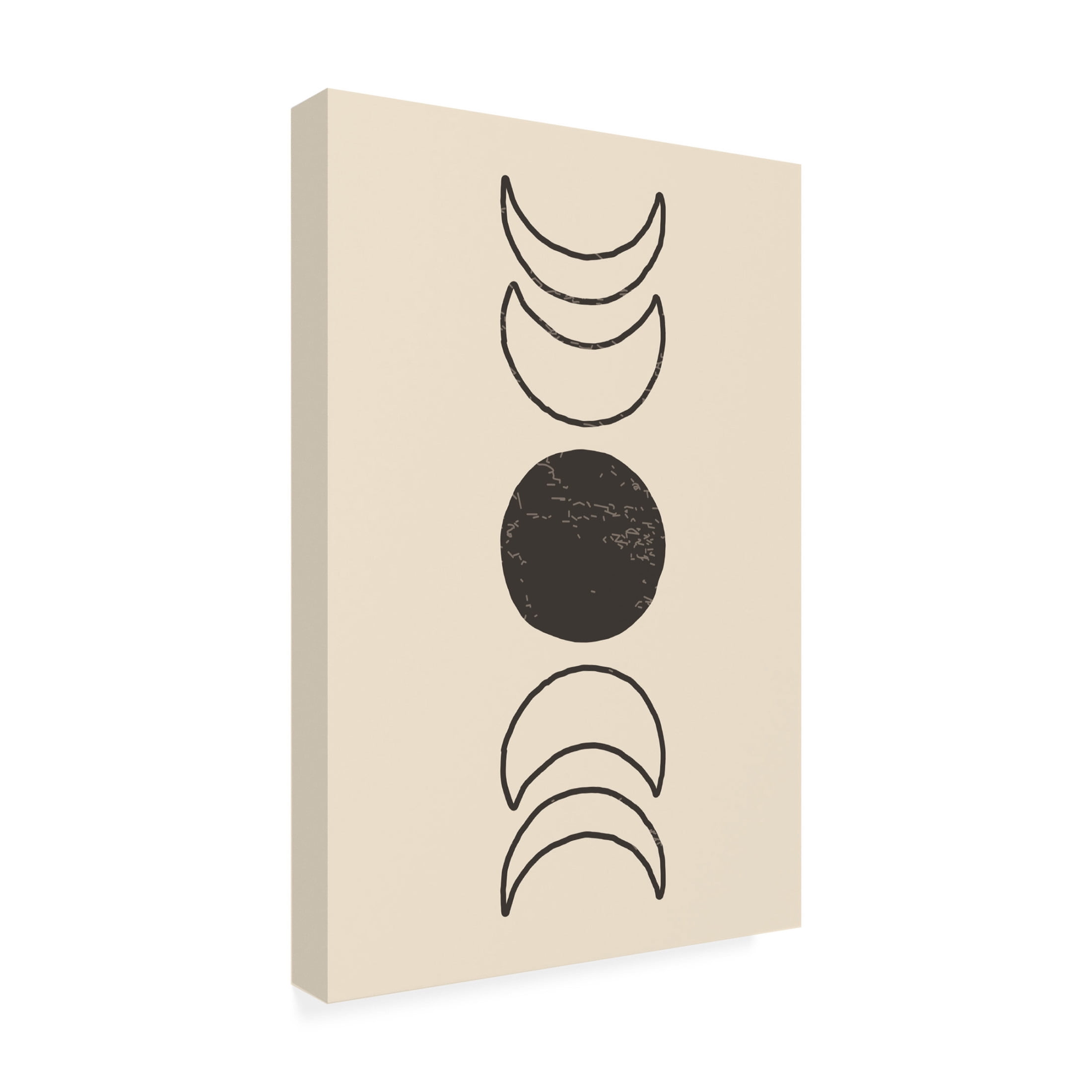 Trademark Fine Art jay stanley Boho Sun and Moon 1 Canvas Wall Art