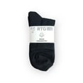thumbnail image 1 of RTG cotton socks, black, medium height, 18 pairs, 1 of 1