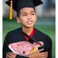 thumbnail image 4 of DolliBu Pink Dolphin Graduation Plush Toy - Super Soft Plush Graduation Stuffed Animal Dress Up with Graduation Cap with Tassel Outfit - Congratulatory Graduation Gift - 14 Inches, 4 of 6