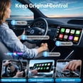 thumbnail image 5 of 2-in-1 Wireless CarPlay & Android Auto Adapter, Converts Wired CarPlay to Wireless, Plug and Play Dongle with Stable Auto-Reconnect, Extended Cable and USB-C Converter, for iOS 10+ and Android 12+, 5 of 7
