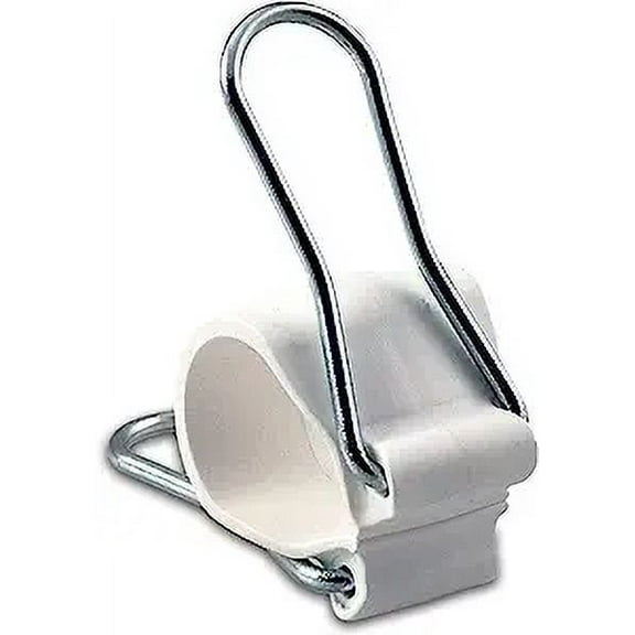 Gadgetklip Garden Clips: Re-Usable, Simple to Use Plant Accessory for Indoor/Outdoor Use with Plants, Garden Tools, Hoops, Trellis and Plant Cages - 6 Small White