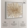 thumbnail image 2 of Golden Zenith Canvas Elegant Nature Art by Art Remedy, Silver Frame, 40 x 40, 2 of 7