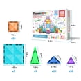 thumbnail image 2 of PICASSO-TILES Mini Diamond Magnetic Building Block, 100-Piece Set, 2 of 7