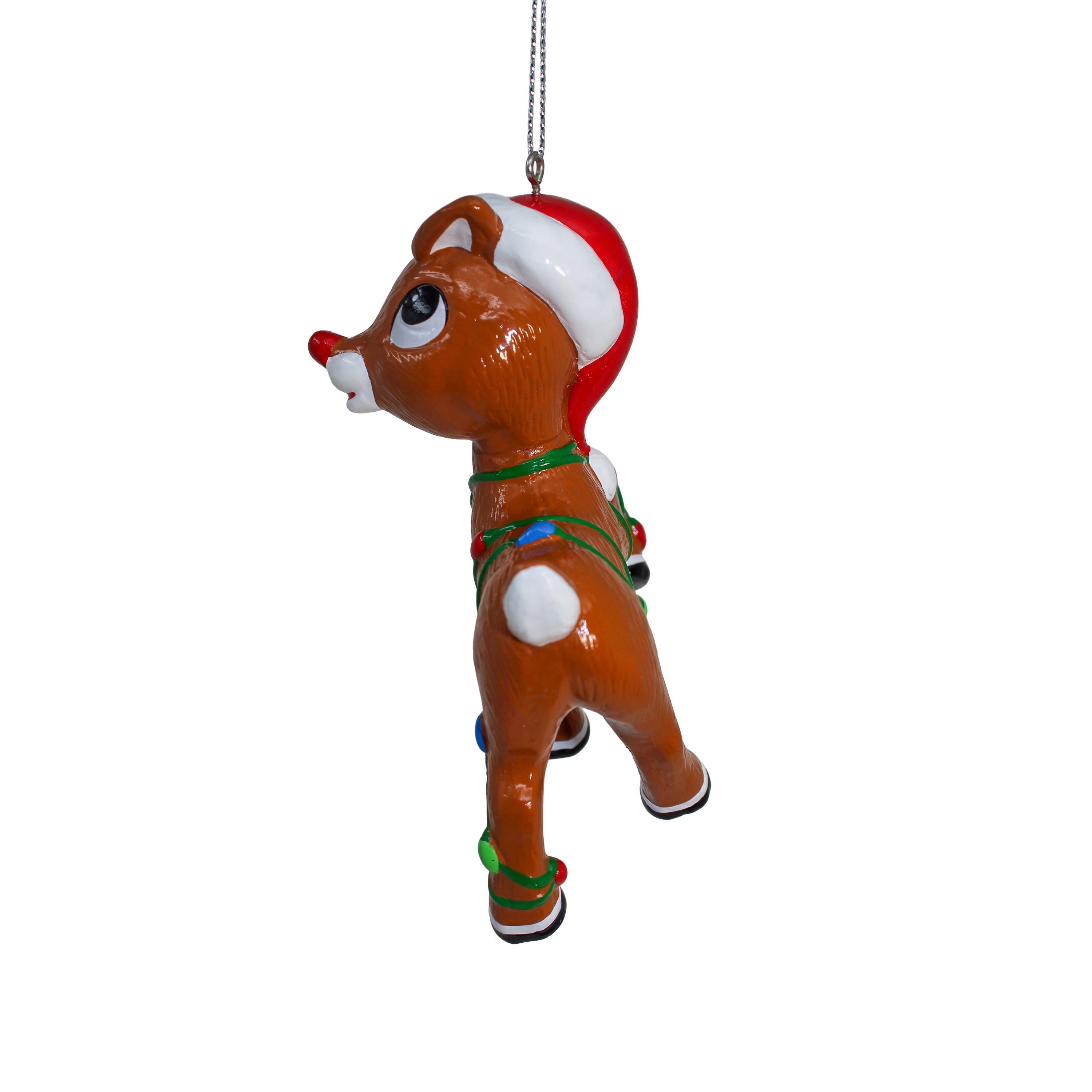 Kurt Adler Rudolph with Lights Christmas Ornament, Rudolph with Lights Ornament