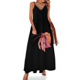 thumbnail image 1 of Vestido sin mangas de cangrejo ermitaño Vestido de noche Vestidos elegantes Tallas grandes Ropa Vestidos con mangas largas, 1 of 7