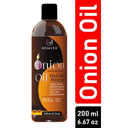 Newish Red Onion Oil for Hair Regrowth Men and Women, (Best Hair Regrowth Oil For Men)