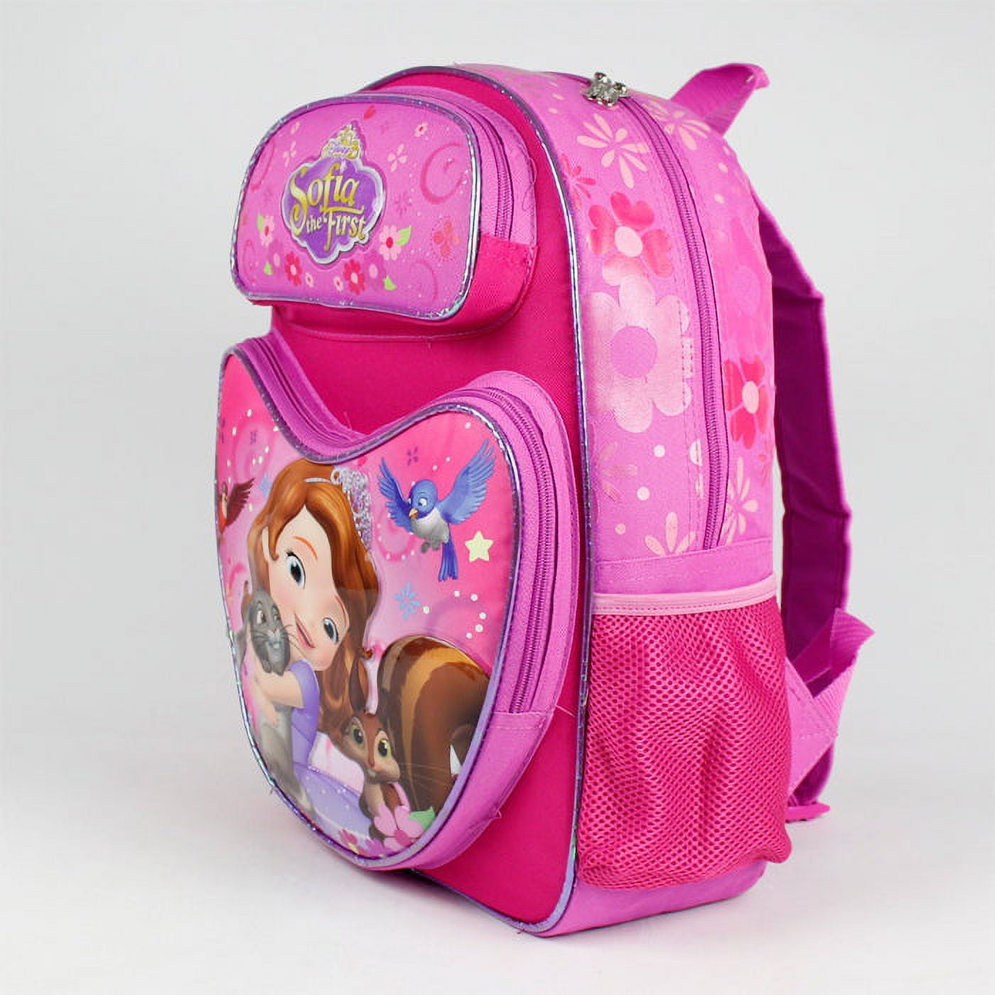 Sofia the First 16" Backpack School Book Bag, New