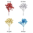 thumbnail image 4 of Fruit Cuttings Flower Christmas Tree Hanging PVC Xmas Glitter Foam Gold Powder Simulation Plant DIY Decoration Garlands, 4 of 6