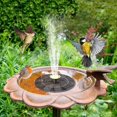 thumbnail image 2 of Solar Fountain, Outdoor Garden Solar Fountain, 1.4W Solar Bird Bath Fountain_Perfect Gift, 2 of 5