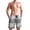 Navy and White Plaid, variant on Dailycode Men's Quick Dry Swim Trunks Beach Shorts Casual Summer Board Shorts with Pockets, Navy and White Plaid