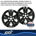 thumbnail image 4 of Coast To Coast IWCIMP446BLK 17" Gloss Painted 5 Split Spoke Wheel Cover, 4 of 5