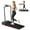 Black, variant on SubSun Treadmill Walking Pad with Handle Bar, 2.5 HP Folding, 265 LBS Capacity, Home and Office, Black/White/Grey