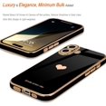 thumbnail image 4 of 3-in-1 Entronix Bundle for iPhone 16 Plus, Love Heart Cute Slim Case 2 Screen Protector, Black, 4 of 8