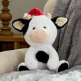 thumbnail image 2 of Spark.Create.Imagine. Holiday Cow Baby Plush Toy, White, 12.5", 2 of 6