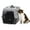 Black/gray, variant on IRIS USA 23" Small Pet Travel Carrier with Front and Top Access, 2-Door Top Load, Hard-Sided Training Crate for 18 Lbs. Pet Cat Small-Sized Dog with Left or Right Opening Top Door, Black/Gray