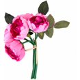 thumbnail image 2 of Arreglo de ramo vintage Ramo de flores de peonía artificial Decoración de boda oscura, 2 of 5