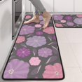 thumbnail image 2 of Kitchen Rugs Sets Of 2,Pioneer Flower Floral Print Pattern Anti Fatigue Kitchen Mat Rugs Non Slip Washable,Decorative Kitchen Floor Mats for Kitchen,Sink,Laundry,17"x47"+17"x47", 2 of 5