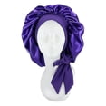 thumbnail image 1 of Silk Bonnet Satin Bonnet For Sleeping Bonnet With Tie Band Night Cap, 1 of 4
