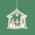 thumbnail image 7 of dajkiuy Christmas Nativity Scene Ornaments, Wood Hanging Christian Ornaments Xmas Tree Nativity Ornaments The Birth of Jesus Decor Religious Gift for Family, 7 of 7