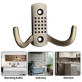 thumbnail image 5 of Wall Hook Living Room Bedroom Robe Hanger Closet Wardrobe Hat Clothes No.04, 5 of 9