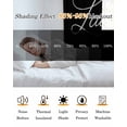 thumbnail image 5 of Black Kitchen Curtains Laundry Room Minimalist Modern Art Cafe Short Curtains for Bathroom Blackout Window Curtain Grommet Small Window Treatment Tier Drapes for Bedroom Living Room 42"x45"x2, 5 of 9