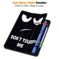 thumbnail image 4 of SaniMore for Apple iPad Air 13 (2024) Case, Auto Sleep/Wake, PU Leather Case with Tri-Fold Kickstand & Pencil Holder Shockproof Protective Cover for Women Men, Big Eyes, 4 of 9