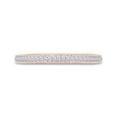 thumbnail image 2 of AFFY 14K Rose Gold Over 925 Sterling Silver Round Cut Natural Diamond Half-Eternity Anniversary Wedding Band Ring (0.14 Cttw, I-J Color, I2-I3 Clarity), Ring Size-9.5, 2 of 5
