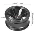 thumbnail image 4 of Durable Aluminum Alloy RC Car Wheel Rim Hub RC Car Wheel Hub, RC Car Wheel Rim, RC Flat Running Car Remote Control Car for 1/10 RC Car RC Drift Car 5-Spoke Black, 4 of 8