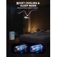 thumbnail image 2 of Ourlova Portable Air Conditioners 10000 BTU Quiet Portable AC Unit with Dehumidifier Fan Modes Remote Control and 24-Hour Timer Ideal for Indoor Rooms up to 450 SqFt White, 2 of 6